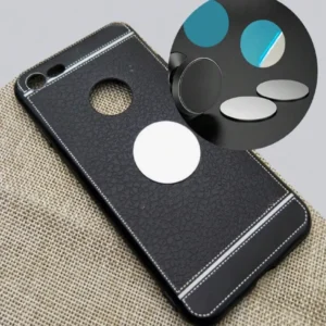 plaque magnétique métallique ronde pour support de voiture