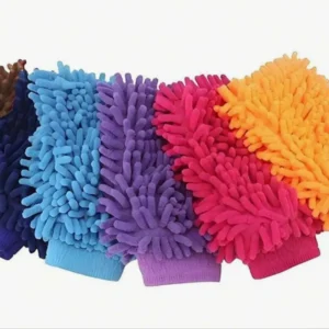 Gants Microfibre double face nettoyage auto